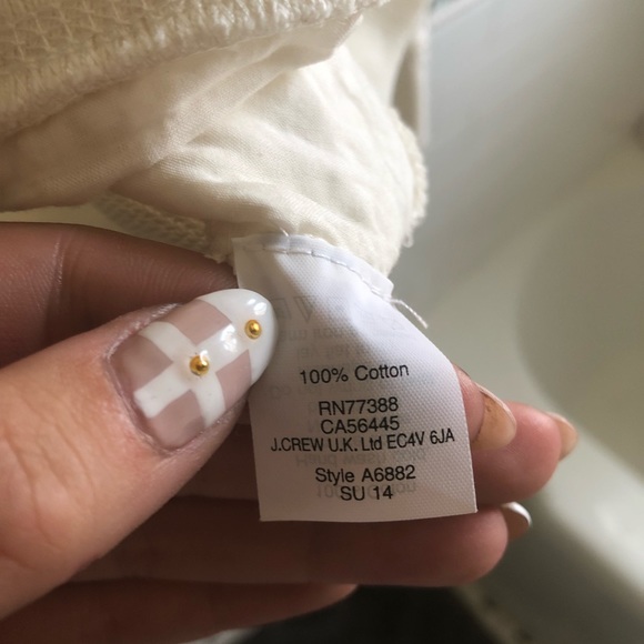 J. Crew Eyelet Sweatshirt NEW - Picture 7 of 8